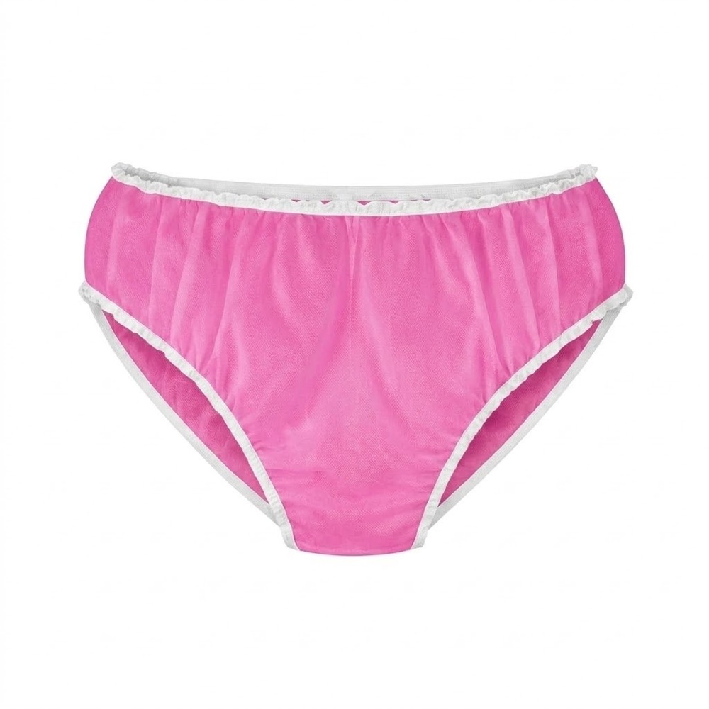 Pink Disposable Non Woven Panty
