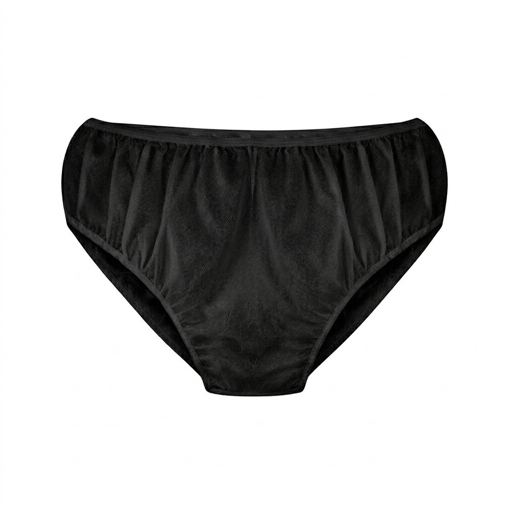 Black Disposable Sms Panty - Color: White