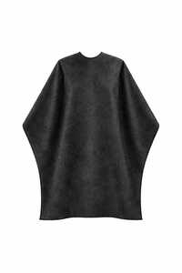 Black Disposable Non Woven Salon Apron - Gender: Women
