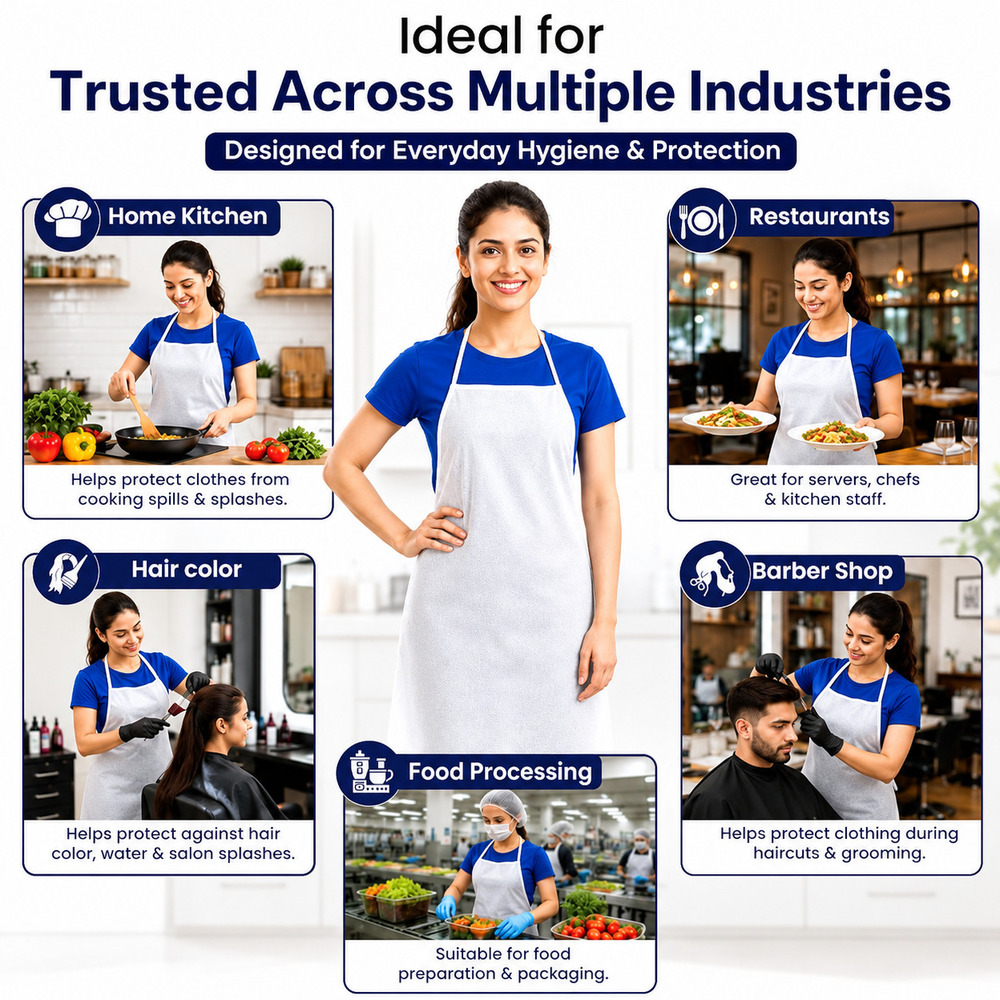 Disposable Non Woven Self Kitchen Apron