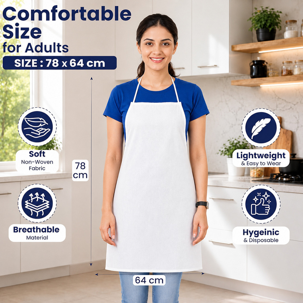 Disposable Non Woven Self Kitchen Apron