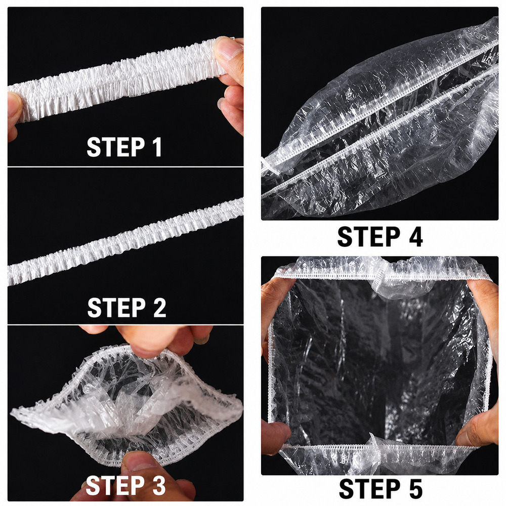 Disposable LDPE Shower Cap
