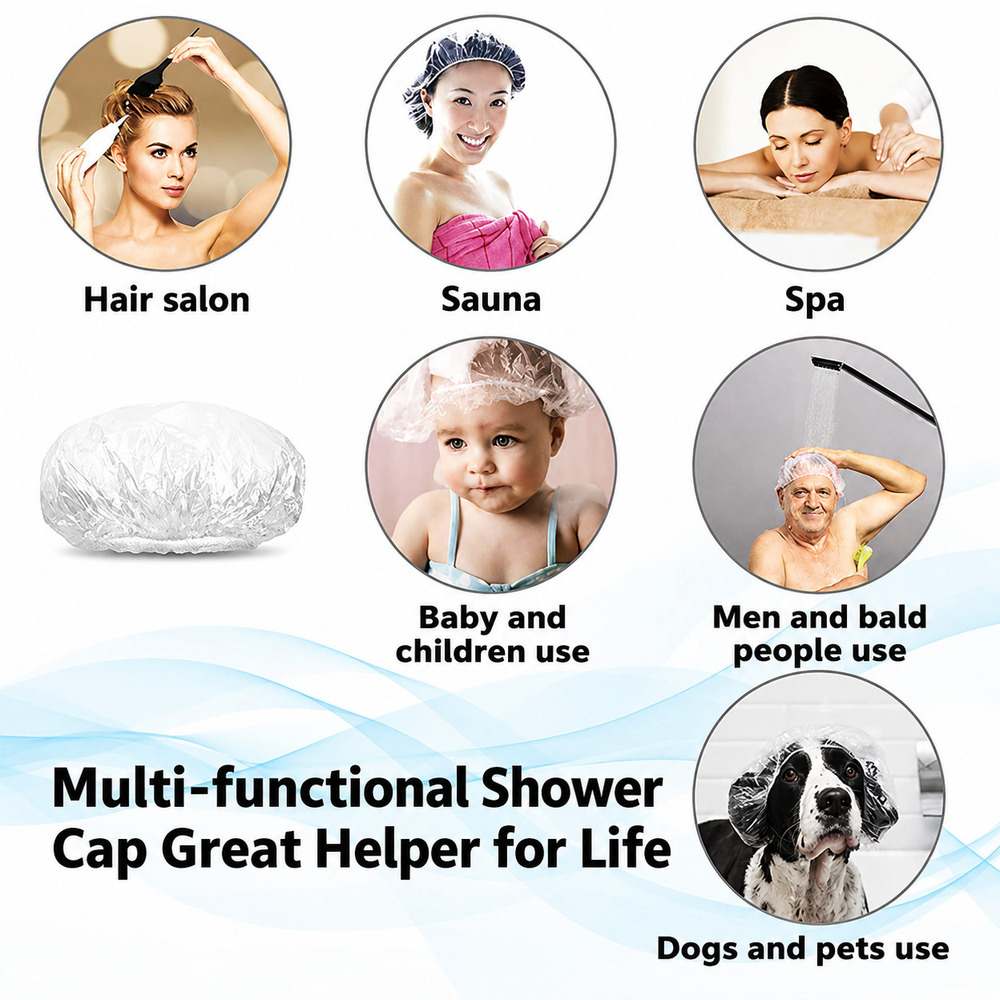 Disposable LDPE Shower Cap