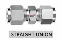 Straight Union - Coating Type: None / Nickel Plated