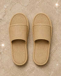 Disposable Jute Open Toe Slippers