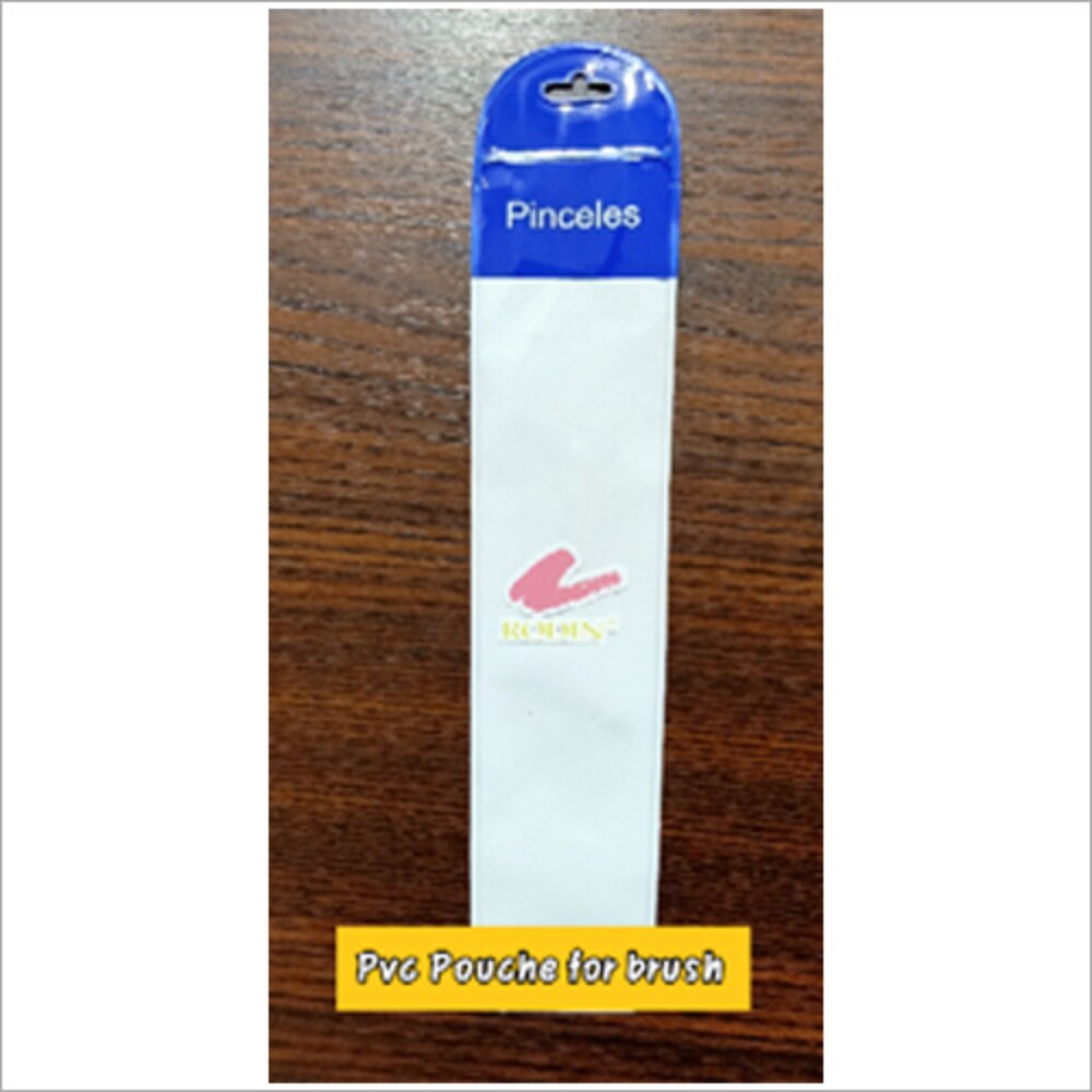 Pvc Pouch For Brush - Transparent Pvc Material, Flat Pouch Design With Patch Handle For Small Item Storage