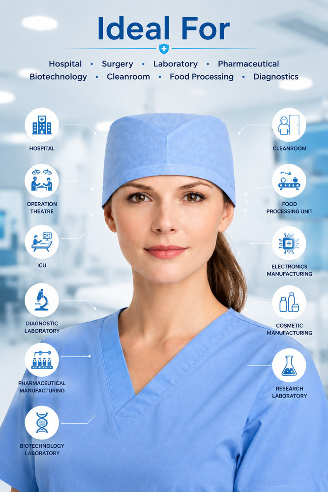 Disposable Non Woven Surgeon Cap