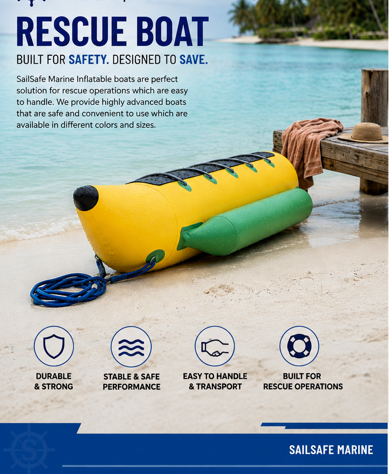 Inflatable 5 Seater Banana Boat