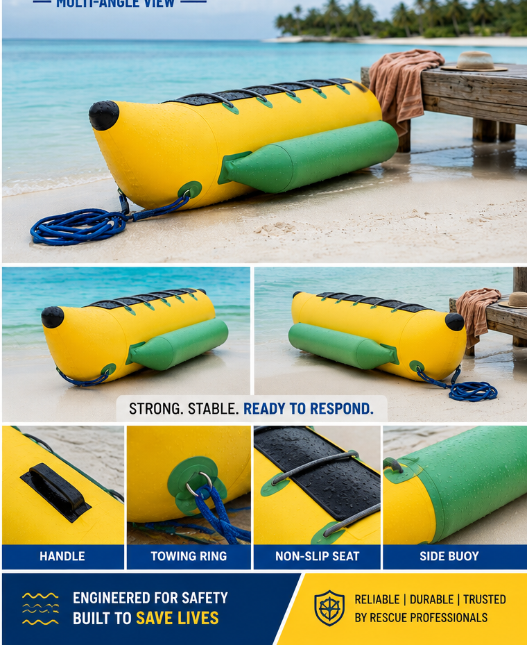 Inflatable 5 Seater Banana Boat