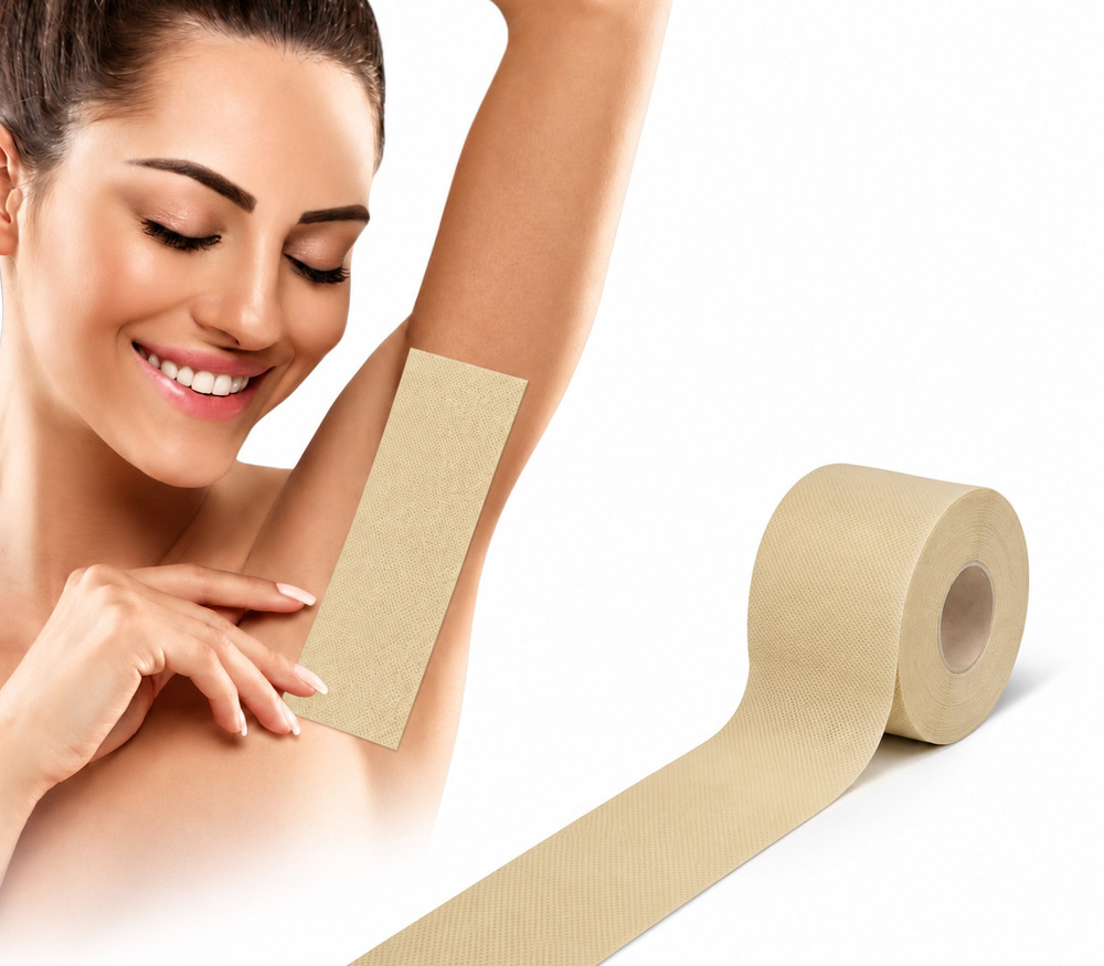 Beige Disposable Non Woven Wax Strips