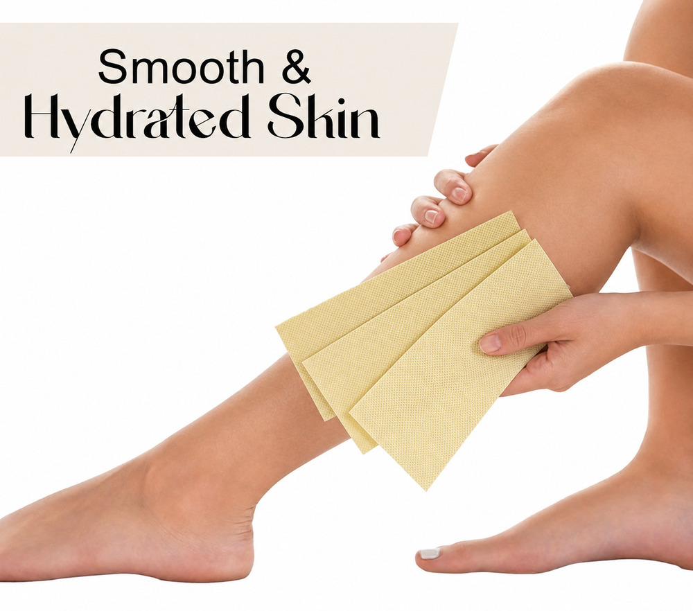 Beige Disposable Non Woven Wax Strips