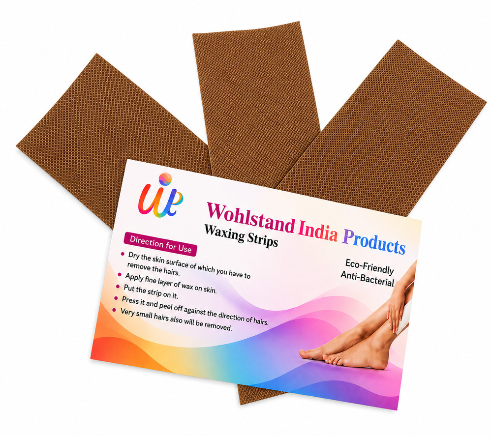 Brown Disposable Non Woven Wax Strips - Application: Beauty Salons & Parlours