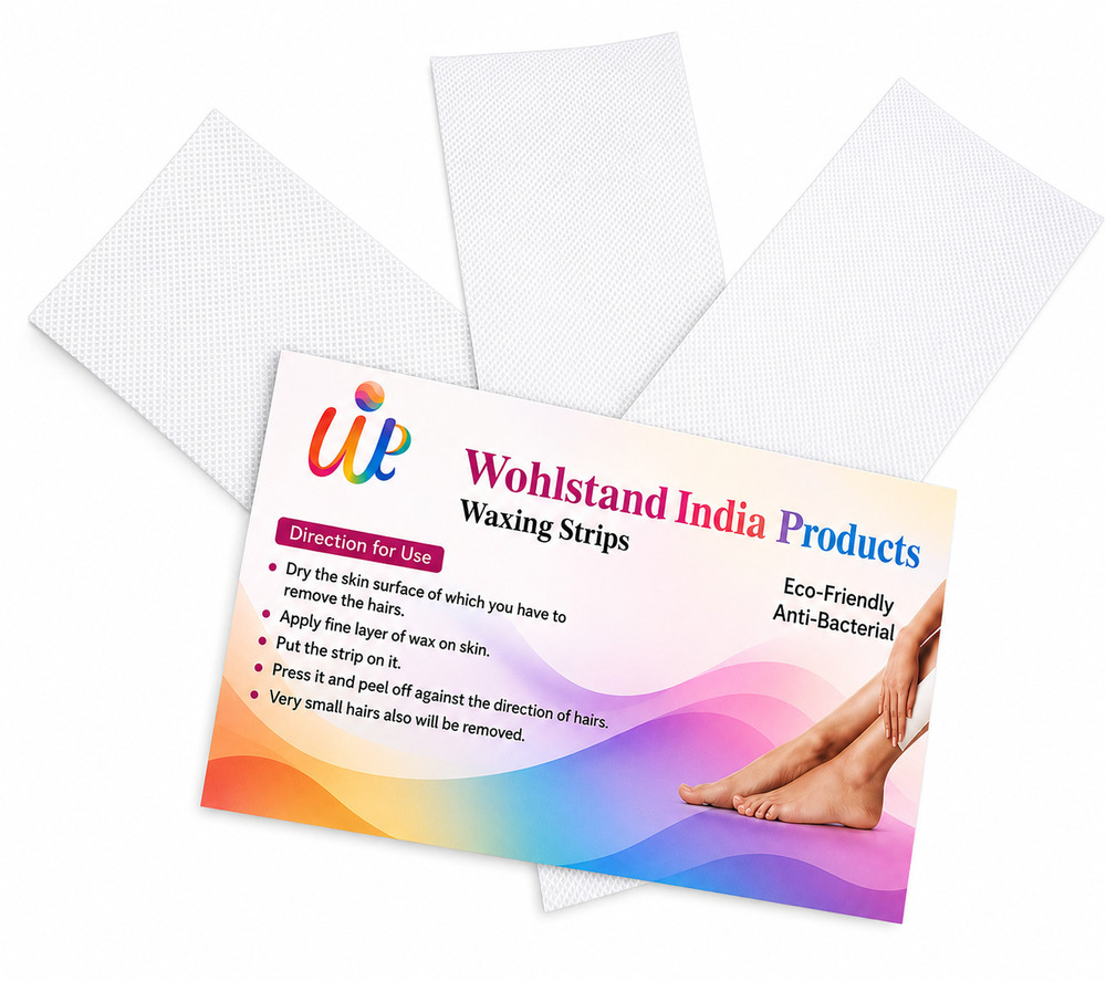 White Disposable Non Woven Wax Strips