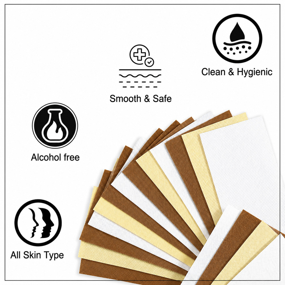 Multicolor Disposable Non Woven Wax Strips