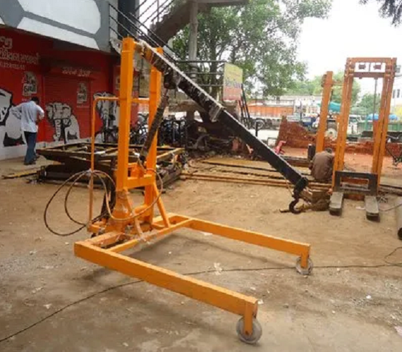 Hydraulic Mobile Floor Crane