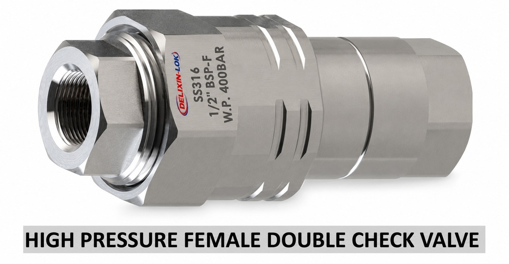 Hih Pressure Female Double Check Valve