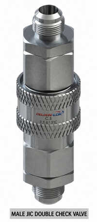 Quick Release Coupling Double Check Valve
