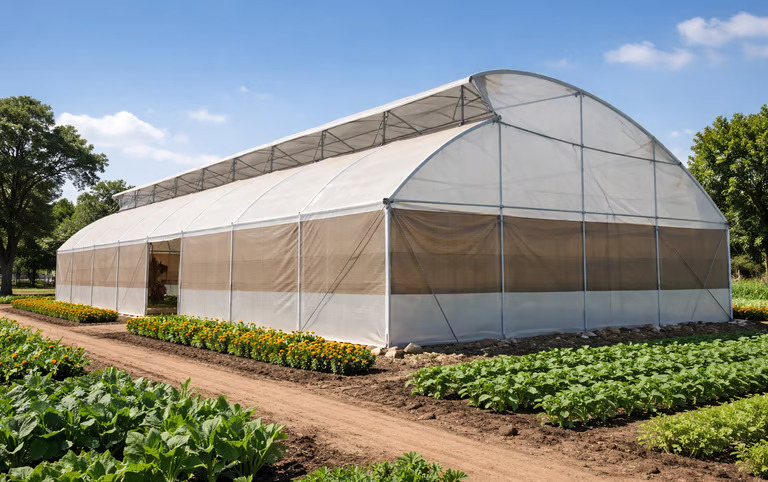 Naturally Ventilated Greenhouse