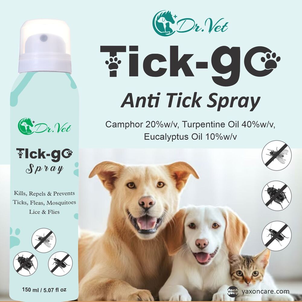 Veterinary Tick- Go Spray - Ingredients: Animal Extract