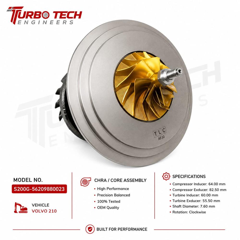 Turbocharger Core Assembly S200G Part No S200G 56209880023 - Country Of Origin: Inndia