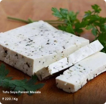 Tofu Soya Paneer Masala