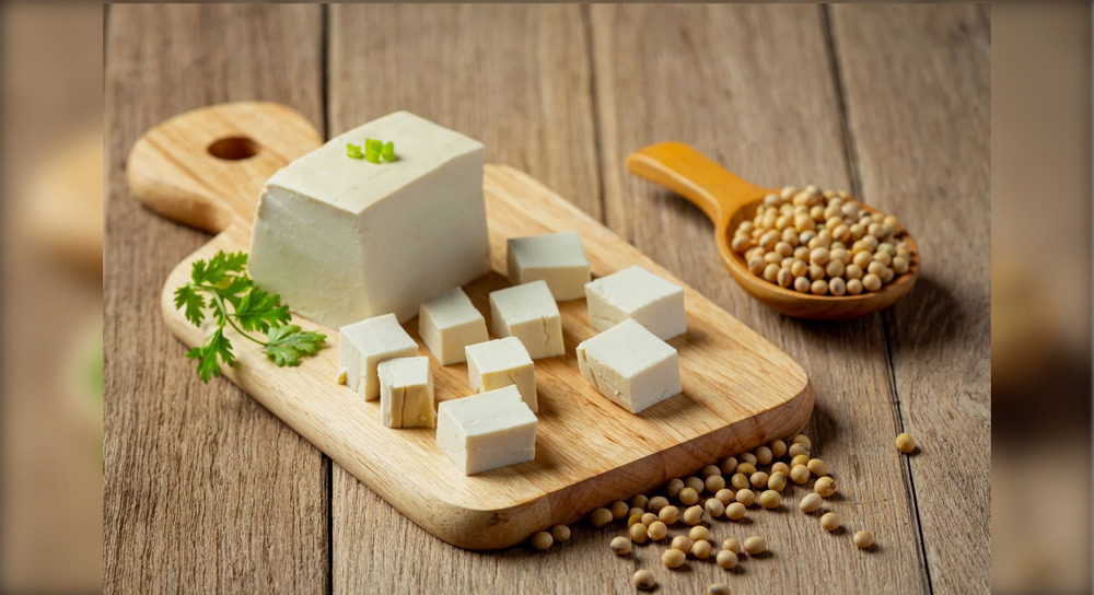 Soya Paneer With Soybeans