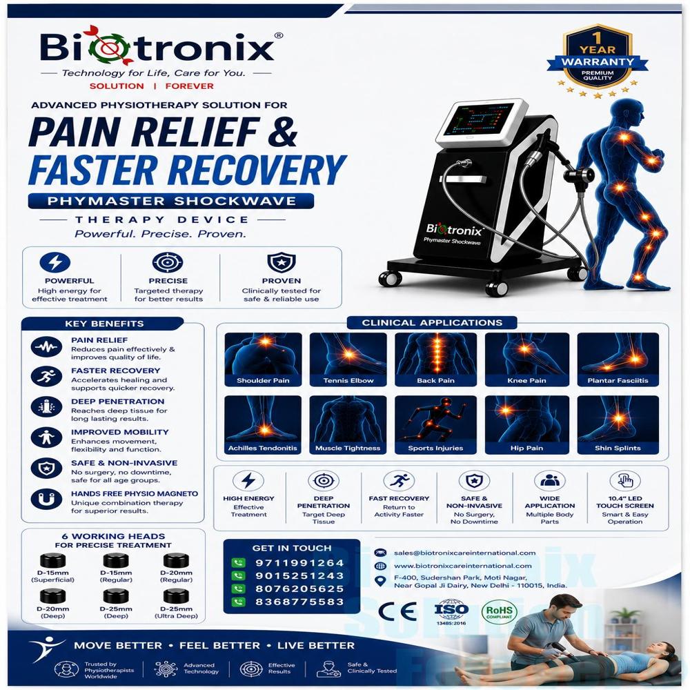 Advanced ESWT System for Musculoskeletal Rehabilitation