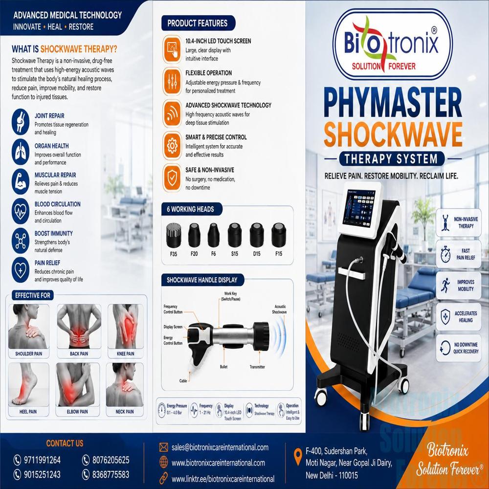 Advanced ESWT System for Musculoskeletal Rehabilitation