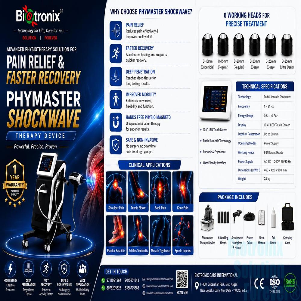 Advanced ESWT System for Musculoskeletal Rehabilitation