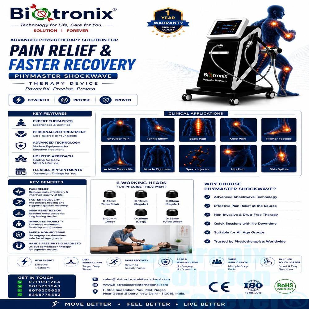Advanced ESWT System for Musculoskeletal Rehabilitation