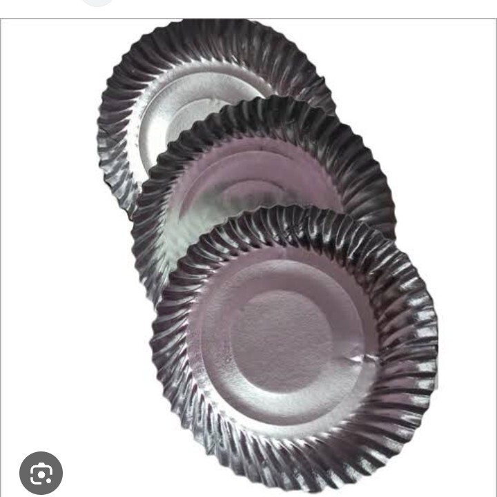 Disposable Silver Paper Plates