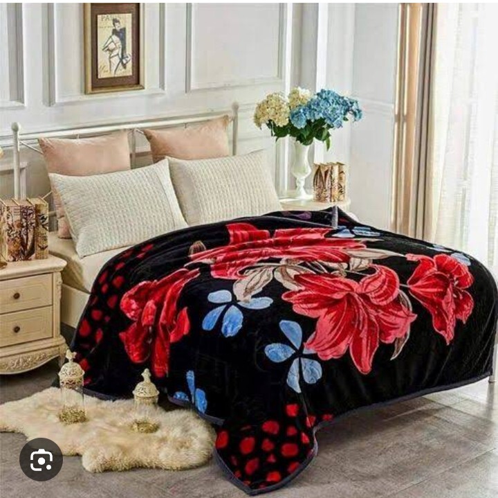 Floral Double Bed Blanket