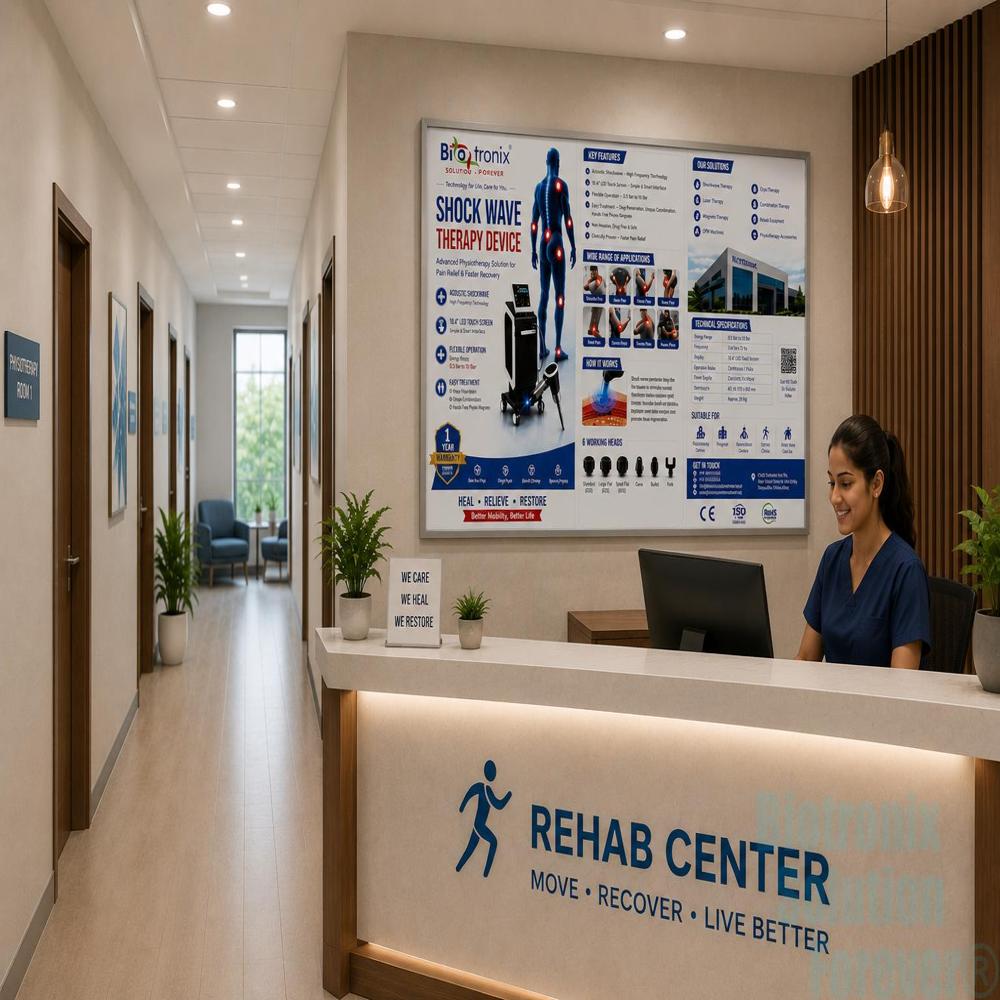 High Performance Shockwave Therapy System for Physiotherapy