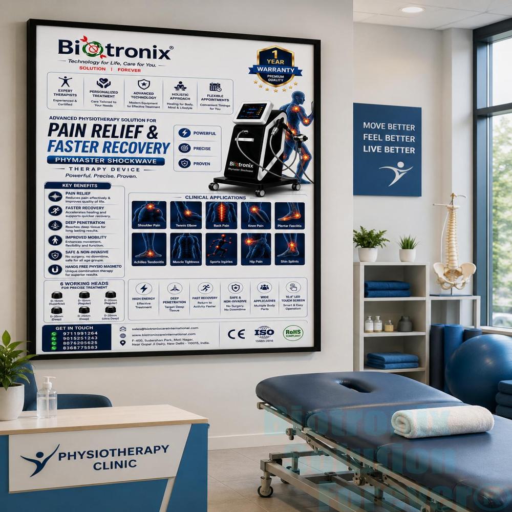 High Performance Shockwave Therapy System for Physiotherapy