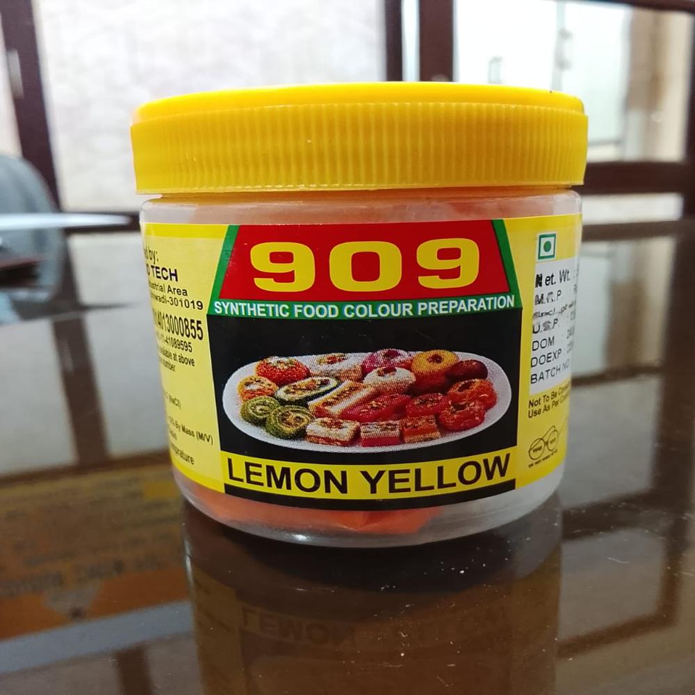 909 Lemon Yellow - Application: Food