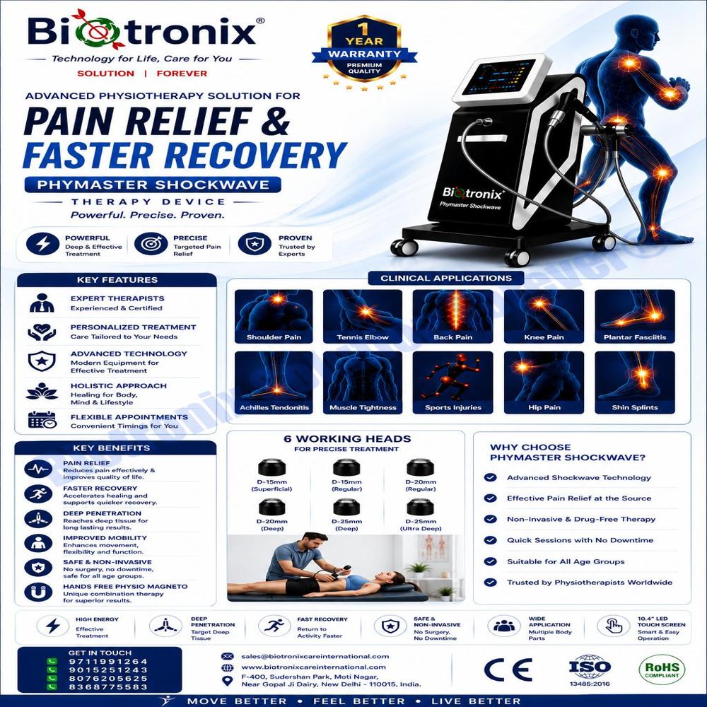 Premium Shockwave System for Orthopedic Rehabilitation