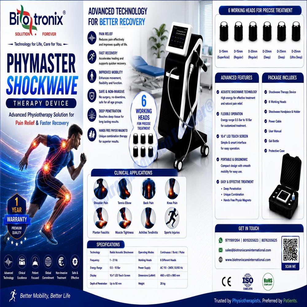 Premium Shockwave System for Orthopedic Rehabilitation
