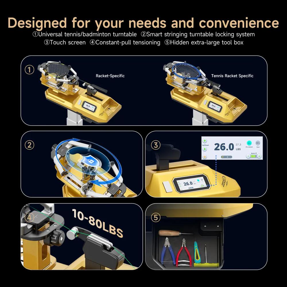 H7 Stringing Racket Machine for Tennis and Badminton