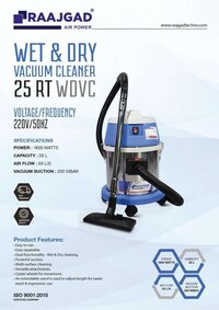 RT-20 WDVC Wet & Dry Vacuum Cleaner