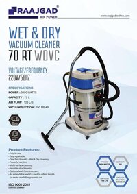 RT-20 WDVC Wet & Dry Vacuum Cleaner