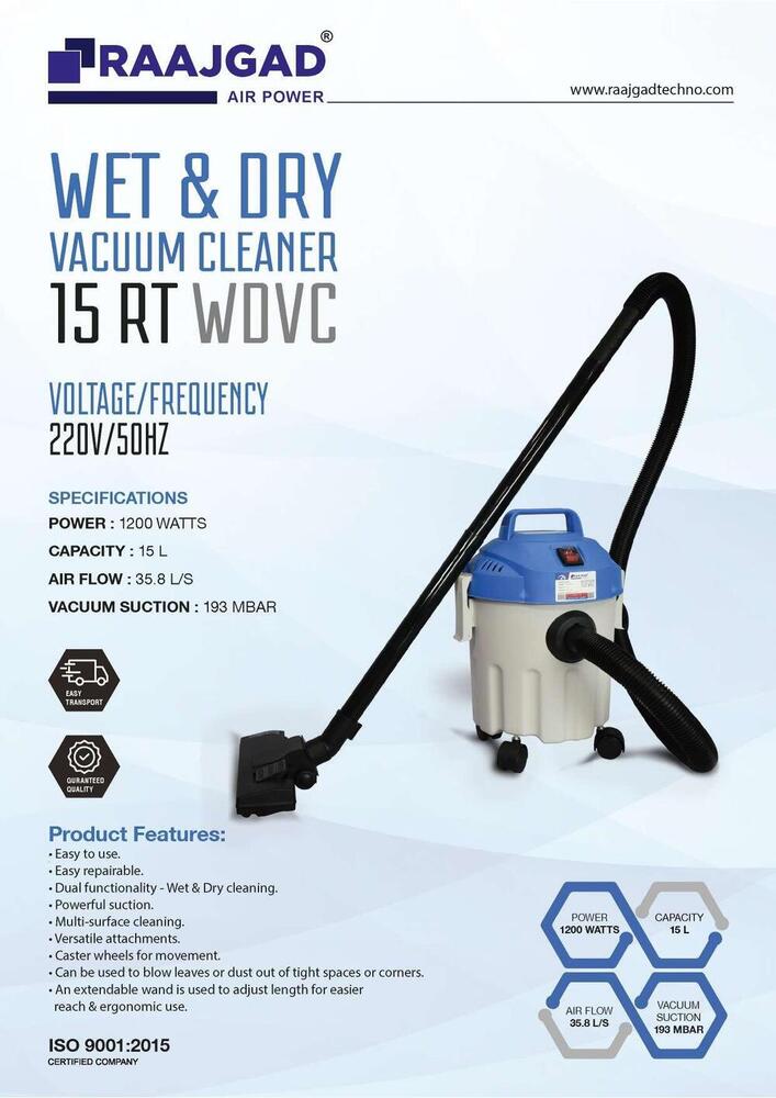 RT-20 WDVC Wet & Dry Vacuum Cleaner