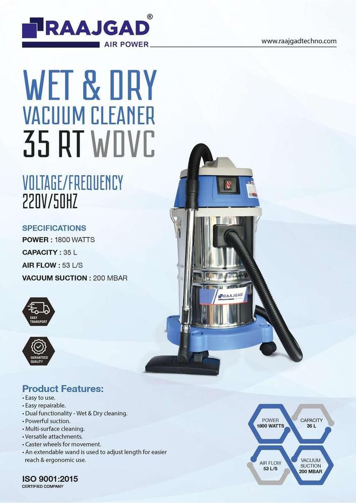 RT-20 WDVC Wet & Dry Vacuum Cleaner