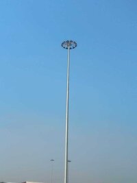 High Mast Pole - Color: Silver