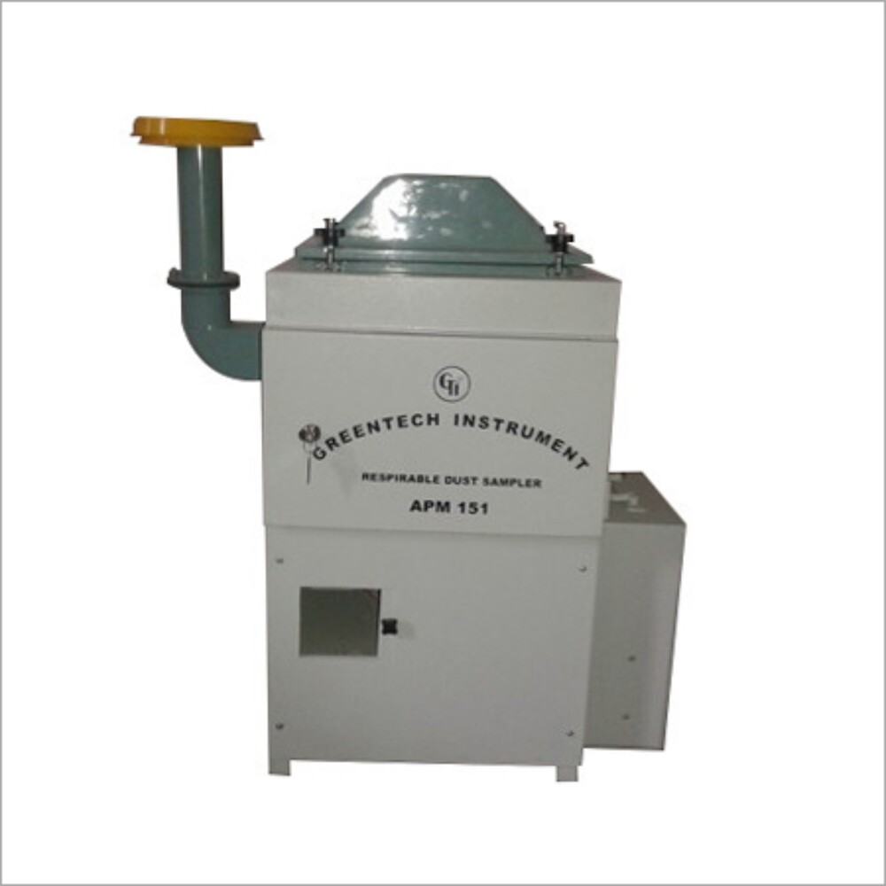 Cyclone Respirable Dust Sampler - Steel 240 X 125 X 360 Mm, 38 Kg | 24 Hrs Programmable Timer, Automatic Sampling, Flow Rate 0.9-1.4 Mâ³/min