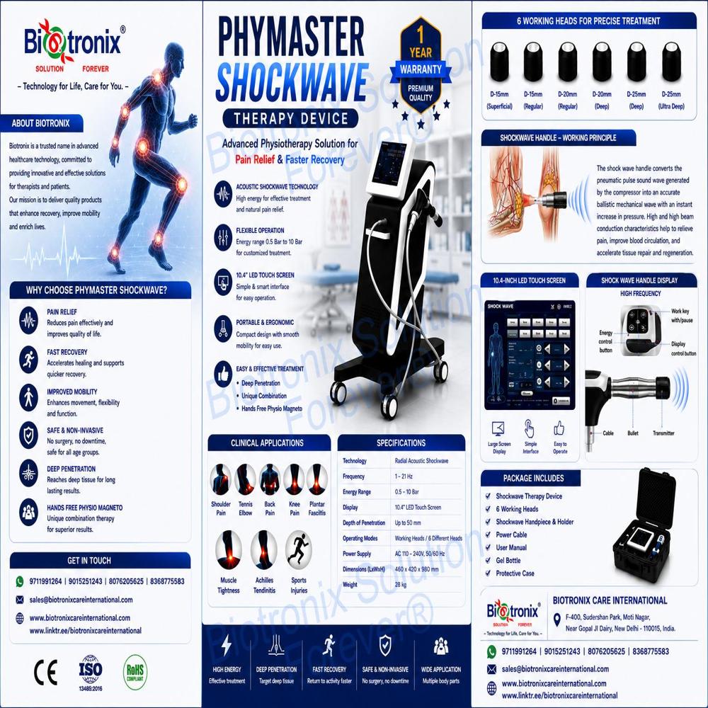 Advanced Shockwave Machine for Muscle and Joint Therapy
