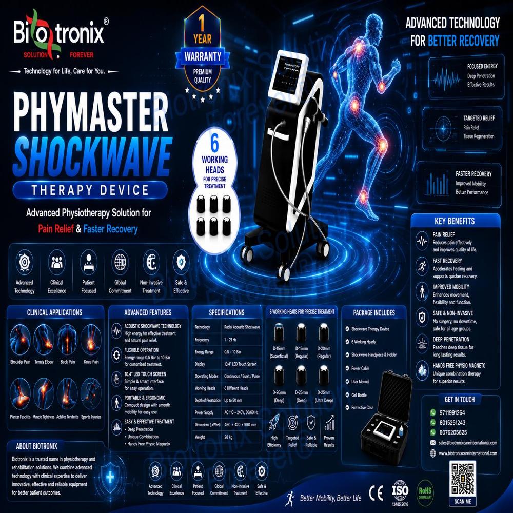 Advanced Shockwave Machine for Muscle and Joint Therapy