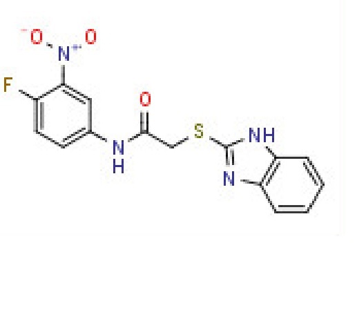2-(1H-Benzimidazol-2-ylthio)-n- (4-fluoro-3-nitrophenyl) acetamide
