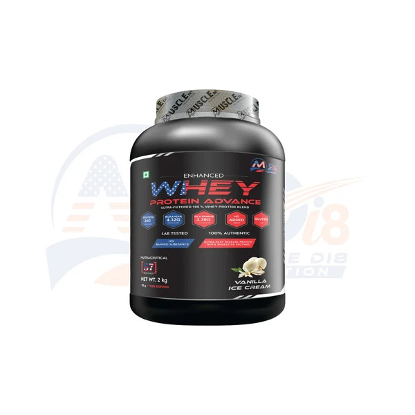 2Kg Advance Vanilla Ice Cream Flavour Whey Protein