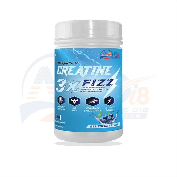 Fizz Blueberry Flavour Creatine Health Supplements