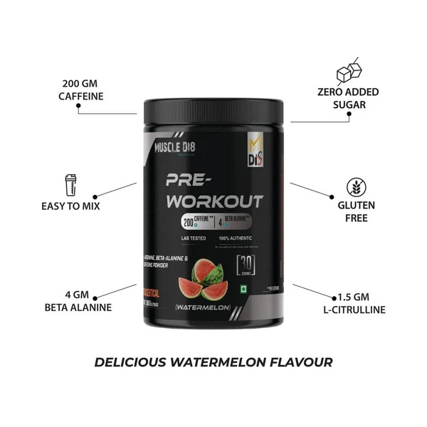 Watermelon Flavor Pre Workout Health Supplements